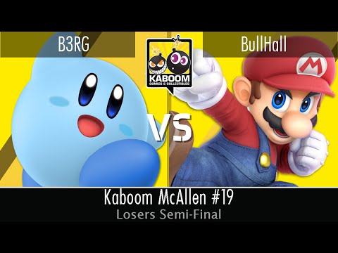 B3RG (Kirby, Incineroar, Donkey Kong) vs BullHall (Mario, Terry) - LSF - Kaboom McAllen #19