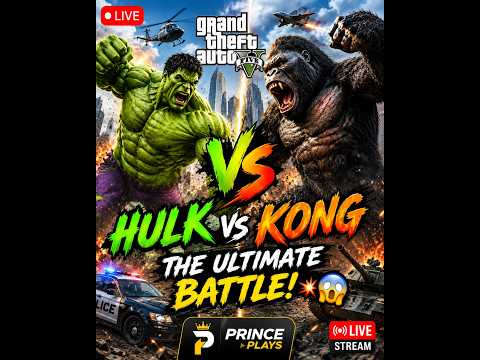 🔴 GTA 5 LIVE – HULK 🟢 vs KING KONG 🦍 | THE ULTIMATE BATTLE! 💥😱 EP-003