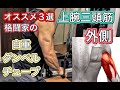 格闘家の教える三頭外側おすすめ３選[Triceps Workout]