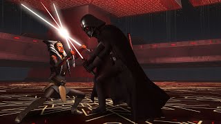 Darth Vader vs Ahsoka Tano [4K HDR] - Star Wars: Rebels S2+S4