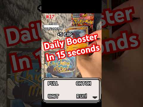 Daily Booster Encounter! 18 Pokemon Cards