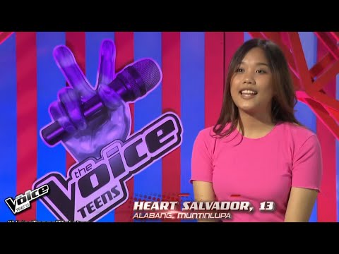 HEART SALVADOR: The Voice Teens 2020 Blind Audition piece - Lewis Capaldi's Someone You Loved