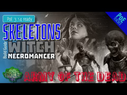 [Path of Exile - PoE]🤓– Summon Skeletons Build - Necromancer Witch