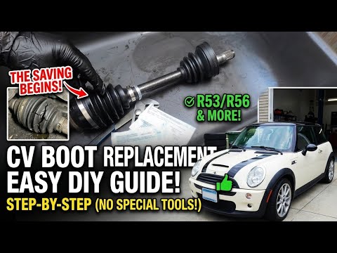 Mini Cooper S Drive shaft boot replacement (R53)