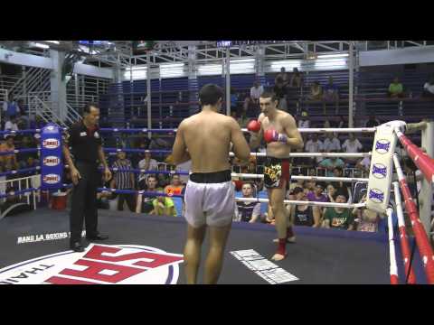 Dane (Sinbi Muay Thai) from Australia Fights at Bangla Stadium 22.5.15