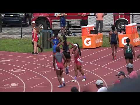 Girls 100 Meter Hurdles Heat 1 Finals 2019 Fort Lauderdale City Championships