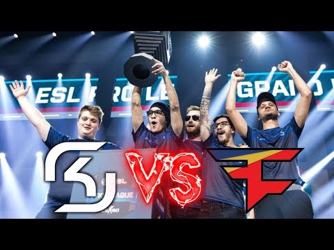 CS:GO - O JOGO QUE VALIA O TOP 1 DO MUNDO DE 2017!! (SK Vs FAZE) (ESL Pro League Season 6 Finals)