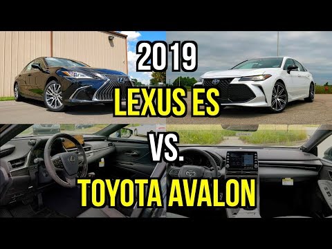 Best Toyota Luxury Sedan -- 2019 Lexus ES 350 vs. 2019 Toyota Avalon: Comparison