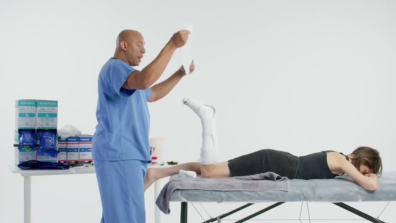 Delta-Cast® Tutorials: Short Leg Posterior Splint