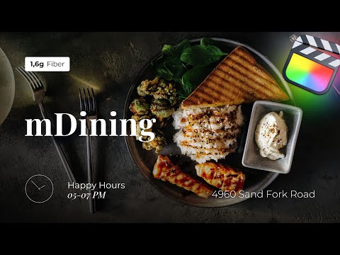 mDining — A Complete Set of Dining & Catering Presets for Final Cut Pro — MotionVFX