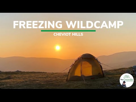 FREEZING solo wild camp in the HILLEBERG SOULO