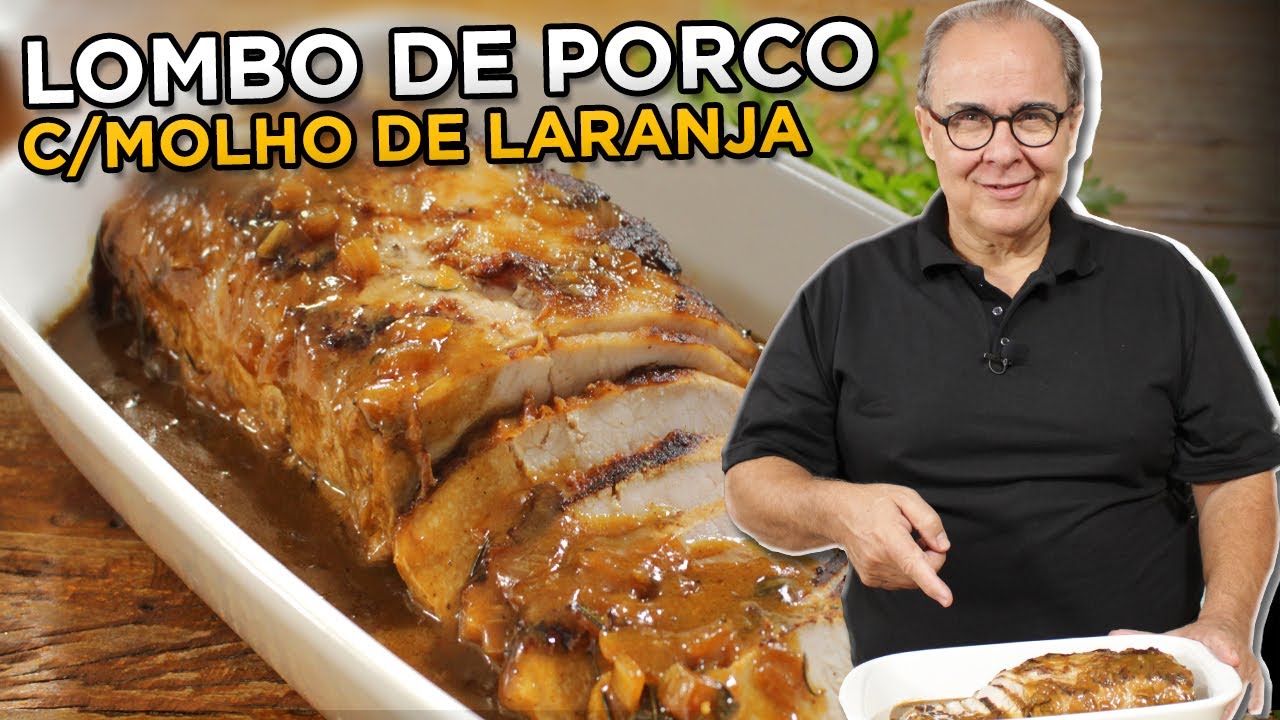Lombo de Porco com Molho de Laranja do Chef Taico