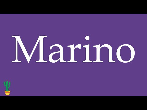 How to Pronounce ''Marino'' (Sailor, Naval, Marine) Correctly in Spanish 🇲🇽