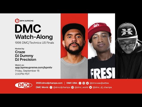 1998 DMC US DJ Finals WatchAlong w/ DJ Craze, DJ Dummy, DJ Shortkut + DJ Precision :::: BPM Supreme