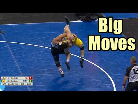 Epic Throws & Other Big Moves at 2024 NCAAs