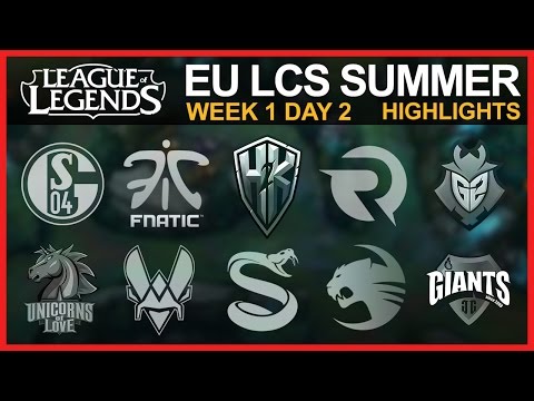 EULCS Highlights: SPY vs ROC, UOL vs OG, GIA vs G2, VIT vs FNC & H2K vs F04 | Summer Split 2016 W1D2