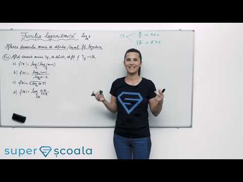 Clasa a X-a - Funcția logaritmică - Aflarea domeniului maxim de definiție - P1