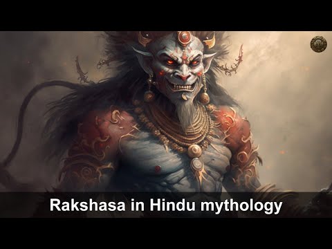 Exploring the Mythology of Rakshasa: Demon, flesh eating monsters, created by Kali