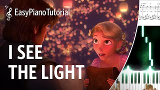 I See the Light (Tangled) - Free Piano Tutorial + Sheet Music