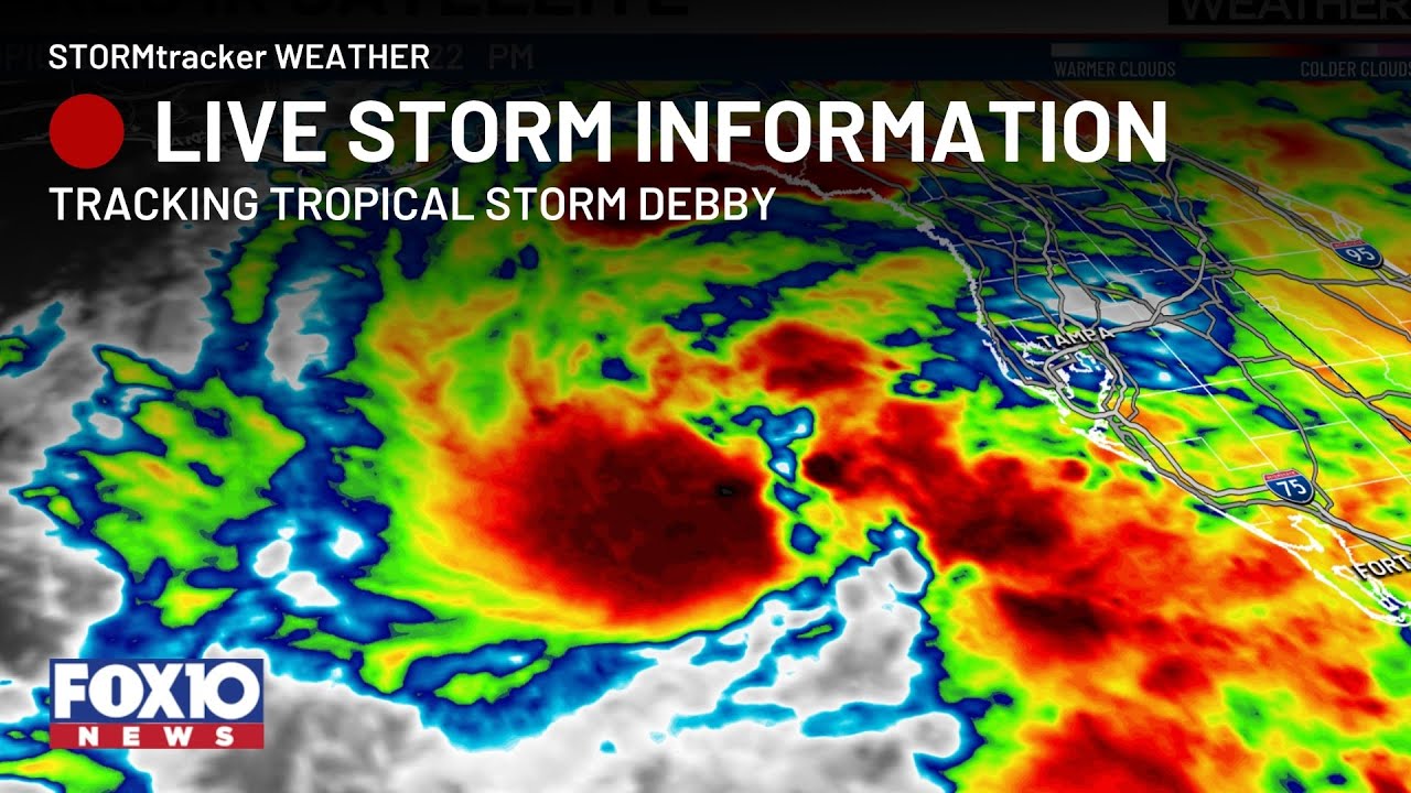 🔴 LIVE DEBBY TRACKER: Live radar, satellite, wobble tracker, and more…