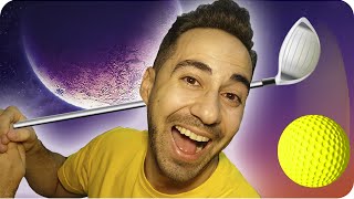 JUGAMOS EN LA LUNA? GOLF WITH FRIENDS | Sara, Gona y Luh