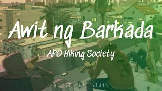 Awit ng Barkada (Lyrics) | APO Hiking Society