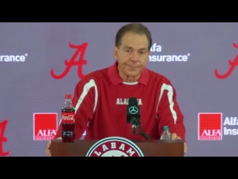 Nick Saban's final press conference before Arkansas lasts only 4 minutes