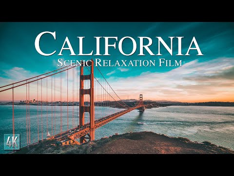 California 4K Scenic Relaxation Film | California Drone Scenery with Calming Music | #California4K