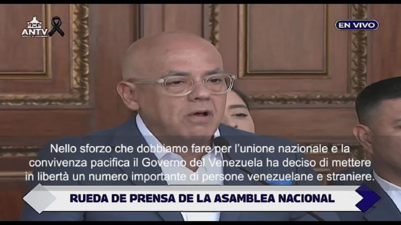 Rodriguez (Assemblea Venezuela): "Scarceriamo persone straniere". Italia spera ci sia Trentini