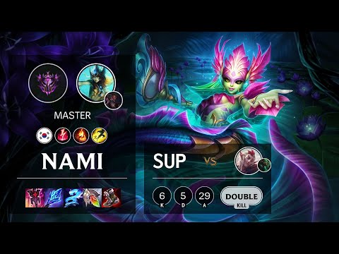Nami Support vs Rakan - KR Master Patch 11.24