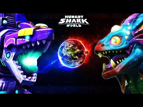 New Shark COSMIC ALAN VS MECHA SHARKJIRA | Hungry Shark World | Gameplay Walkthrough #3