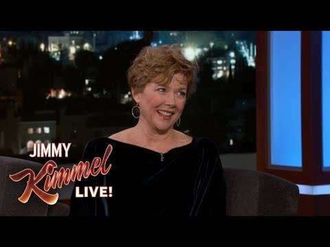 Annette Bening parle de Miami Vice à Jimmy Kimmel