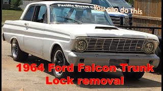 1964 Ford Falcon Trunk Lock Removal (viewer request)