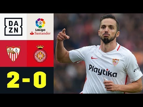 Pablo Sarabia schießt Sevilla auf Rang zwei: FC Sevilla - Girona 2:0 | LaLiga | Highlights