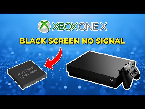 XBOX One X Black Screen HDMI No Signal Repair - Why It's So Complicated