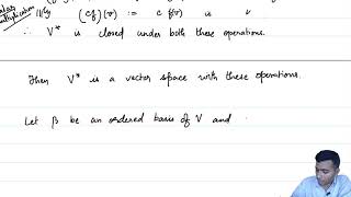Lecture - 5.4 Dual Spaces