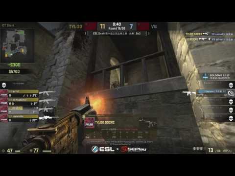 TyLoo DD Ace vs ViCi Cobblestone @ ESL COLOGNE QUALIFIER