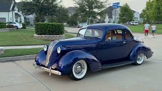 1937 Hudson Super Terraplane-Start Up and Driving