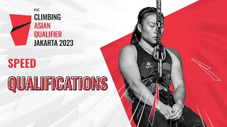 Speed qualifications || Jakarta 2023 by International Federation of Sport Climbing