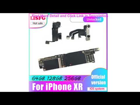 Review Original Unlocked For iPhone XR Motherboard With IOS System For iPhone XR With/without Face
