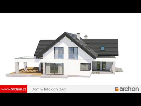 Dom w felicjach (G2) - Efektowny design i nowoczesne wnętrza I ARCHON+ Projekty Domów