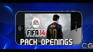 FIFA 14 iPHONE APP ULTIMATE TEAM PACK OPENINGS