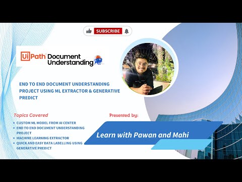 UiPath Document Understanding Tutorial - Learn AI Center, ML Extractor, Generative Predict & more...