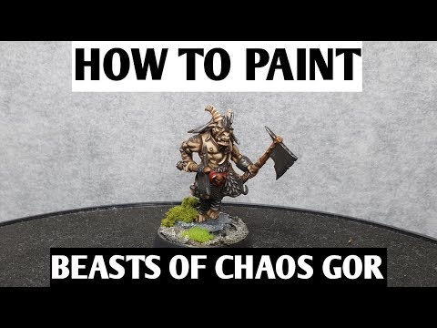 How to paint Beasts of Chaos gors