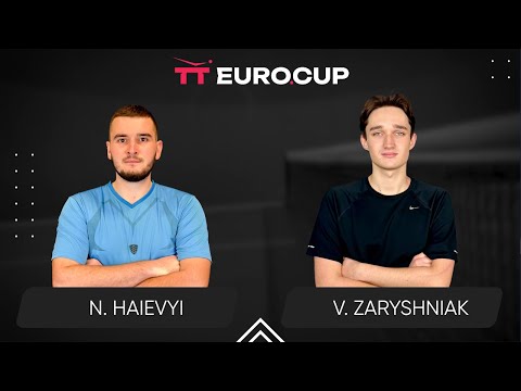 15:30 Nazarii Haievyi - Vadym Zaryshniak 02.07.2025  TT Euro.Cup Ukraine Master. TABLE 4
