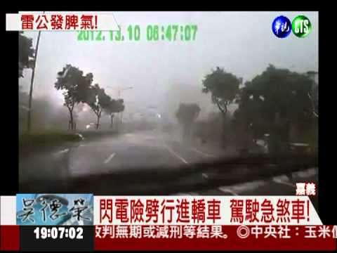 雷公發脾氣! 嘉義高鐵大道全跳電