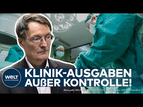 KRANKENHAUS-KRISE IN DEUTSCHLAND: Lauterbach-Fail! Über 100 Milliarden Euro Klinik-Ausgaben!