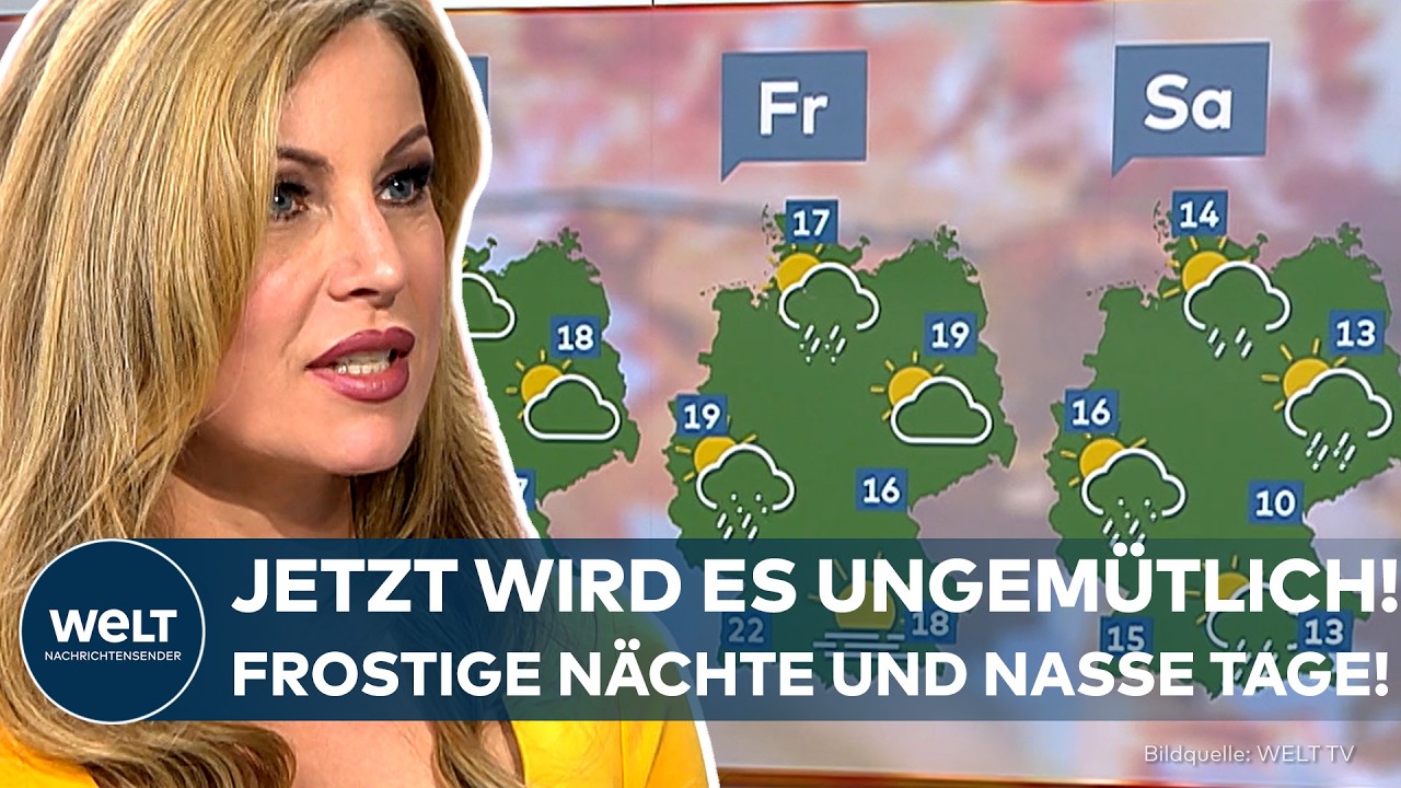 ES WIRD UNGEMÜTLICH: Der Herbst zeigt seine kalte Seite! Temperaturen stürzen und Regen zieht auf!