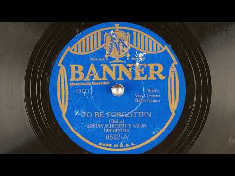 Adrian Schubert's Salon Orchestra - To Be Forgotten