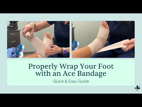 Properly Wrap Your Foot with an Ace Bandage-Quick & Easy Guide | CLS Health Foot & Ankle